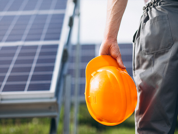 Manutenção preventiva de sistema fotovoltaico